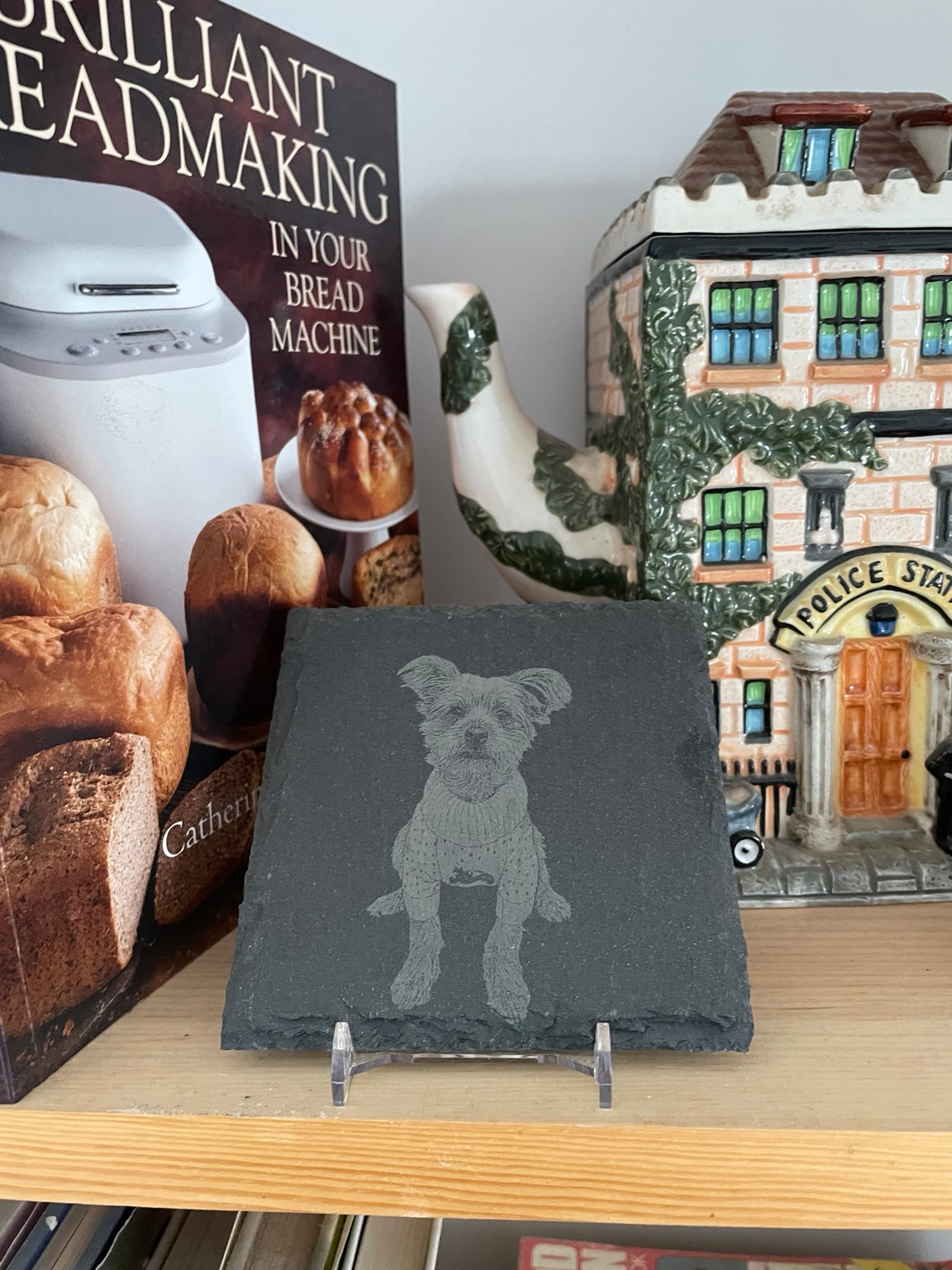 Slate photo coaster